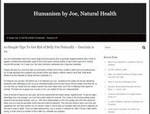 Tablet Screenshot of humanismbyjoe.com